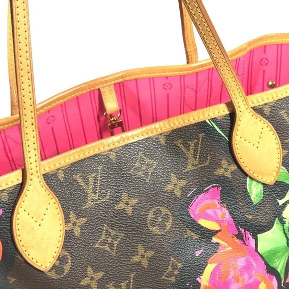 LOUIS VUITTON M48613 Monogram Rose Neverfull MM Shoulder Bag Tote Bag - Picture 5 of 14